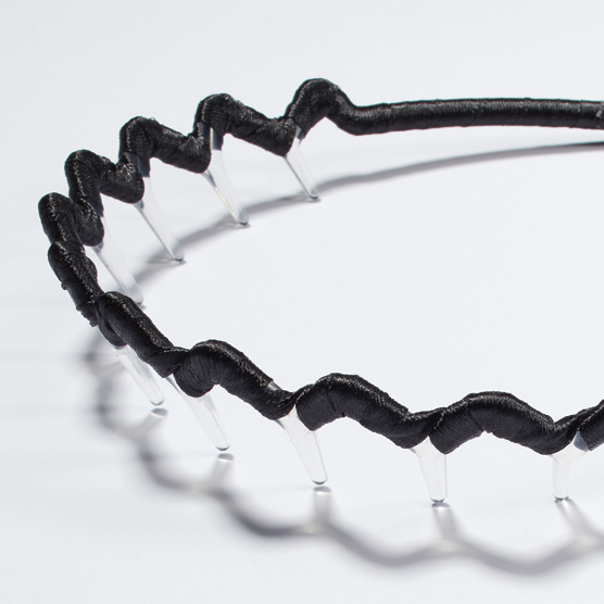 Effortless Beauty Fabric Wrapped Teeth Headband 1pk